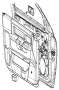 Image of BEZEL. Release Handle. With LED. Left. [Canyon Brown/Lt. Frost. image for your Dodge