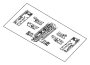 Image of Floor Pan Crossmember (Front, Rear) image for your 2013 Chrysler Town & Country Touring Mini Passenger Van  