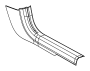 View PANEL. Cowl Side Trim. Front Right, Right, Right Front.  Full-Sized Product Image