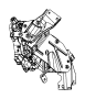 Image of Automatic Transmission Shift Lever image for your 2017 Ram 1500 Laramie Longhorn Crew Cab Pickup Fleetside 3.0L EcoDiesel V6 DIESEL A/T RWD 