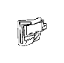 Image of Blind Spot Detection System Warning Sensor Bracket image for your 2010 Jeep Wrangler   