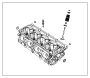 View HEAD ASSEMBLY. Engine Cylinder. Right, Right Cylinder Head, Right Side.  Full-Sized Product Image