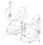 Image of Seat Belt Receptacle image for your 2022 Ram ProMaster City   