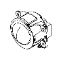 View LAMP. Fog, Front Fog. Canada, Export, Left, Mexico, Right, Right or Left, US, Canada, Used for: Right and Left, Used for: Right And Left.  Full-Sized Product Image