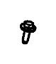 Image of Bolt. Belt. Screw. (Rear). Seat Belt Lap and. image for your 2018 Ram 1500 Sport Extended Cab Pickup Fleetside  