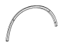 View MOLDING. Wheel Flare, Wheel Opening Flare. Quarter Panel. Left.  Full-Sized Product Image