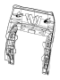 Image of BEZEL. Seat Back. Export, Right or Left. [Light Graystone Seats]. image for your Chrysler