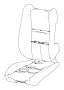 Image of Seat Back Cushion image for your 2017 Ram 1500   
