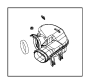 Image of SEAL. Air Cleaner. [3.XL Mid V6 Engine]. image for your 2006 Dodge Ram 3500   