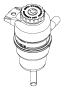 Image of CAP. Power Steering Reservoir. [6.2L Supercharged HEMI. image for your Jeep