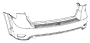 Image of Bumper Cover (Rear, Upper, Lower) image for your 2020 Ram 1500 Classic   