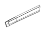 Image of MOLDING. Front Door. Left. [Chrome Bodyside. image for your 2010 Dodge Grand Caravan   