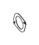 Gasket. Pipe. Exhaust. (Front). Exhaust Crossover Gasket.