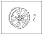 Image of Wheel Cap image for your 2022 Ram 1500 Classic Express Extended Cab Pickup Fleetside  