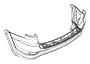 68335451AC Bumper Cover (Rear, Upper)