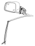 Image of Door Mirror image for your 2015 Jeep Grand Cherokee Laredo Sport Utility  