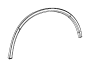 View MOLDING. Wheel Flare, Wheel Opening Flare. Quarter Panel. Left.  Full-Sized Product Image