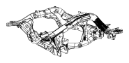 View CRADLE. Front Suspension. Left Hand Drive.  Full-Sized Product Image