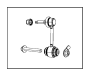 68280911AF Stabilizer. Link. Bar. Suspension.