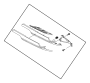 Image of APPLIQUE. Instrument Panel. [Saddle], [Premium. image