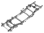 View FRAME, FRAME ASSEMBLY. Chassis.  Full-Sized Product Image 1 of 5