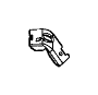 Image of Fog Light Trim Bracket image for your Ram 1500 Classic  