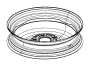 View WHEEL. Steel. Export.  Full-Sized Product Image 1 of 9