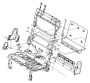 Image of Seat Back Recliner Adjustment Mechanism Cover image for your 2017 Ram 1500 Laramie Longhorn Crew Cab Pickup Fleetside  