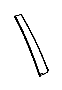 View APPLIQUE. B Pillar, Rear Door. Right.  Full-Sized Product Image