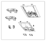 Image of Overhead Console image for your 2014 Ram 1500 SLT Extended Cab Pickup Fleetside  