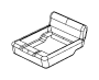 Image of COVER. Front Seat Cushion. [Black/Diesel Gray], [40. image for your 2000 Chrysler 300  M 