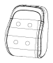 Image of Seat Back Cushion (Front) image for your 2013 Ram 3500 Laramie Extended Crew Cab Pickup Fleetside 5.7L HEMI V8 M/T 4WD 