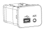 Image of MEDIA CENTER, REFLECTOR, USB PORT. Hub, Media Hub. SD USB Charging Auxiliary. [Full Length Floor. image for your Chrysler 300  
