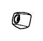 Image of BEZEL, CAP. Door Handle, Outside Door Handle. Left, Right. Export. [Body Color Door. image for your 2013 Chrysler 200   