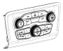 Image of HVAC Temperature Control Panel image for your 2014 Chrysler Town & Country   