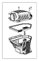 Air. Bushing. A cylindrical insert.