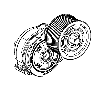 View TENSIONER. SUPERCHARGER DRIVE BELT.  Full-Sized Product Image