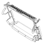 Radiator Support Air Deflector