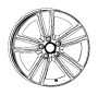 View WHEEL. Aluminum. Front or Rear.  Full-Sized Product Image