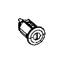 Image of CYLINDER. Deck Lid Lock. [SPECIAL SERVICE GROUP]. image for your 2009 Dodge Journey SE  