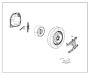 View Spare Tire Kit, Includes tire & wheel assembly, jack, jack tool,  mounting hardware, and Black rear .quarter close-out trim panel. Not compatible with PHEV Hybrid or Vacuum equipped vehicles.NOTE: An inflator is required to inflate/deflate the spare. If the vehicle is not equipped with an inflator, part 04726542AD (w/ sealant) or 04726599AC (w/o sealant) is required. Full-Sized Product Image