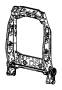 Image of FRAME. Front Seat Back. [40/20/40 Split Bench. image for your Ram 5500  