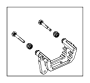 Image of Disc Brake Caliper Bracket image for your 2015 Ram 1500 ST Standard Cab Pickup Fleetside 3.6L Pentastar V6 FLEX A/T 4WD 