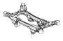 68378443AA Suspension Subframe Crossmember (Rear)