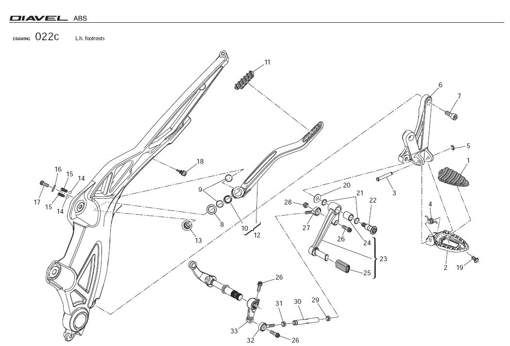 32L.h. footrestshttps://images.simplepart.com/images/parts/ducati/fullsize/DIAVEL_ABS_USA_2012070.jpg