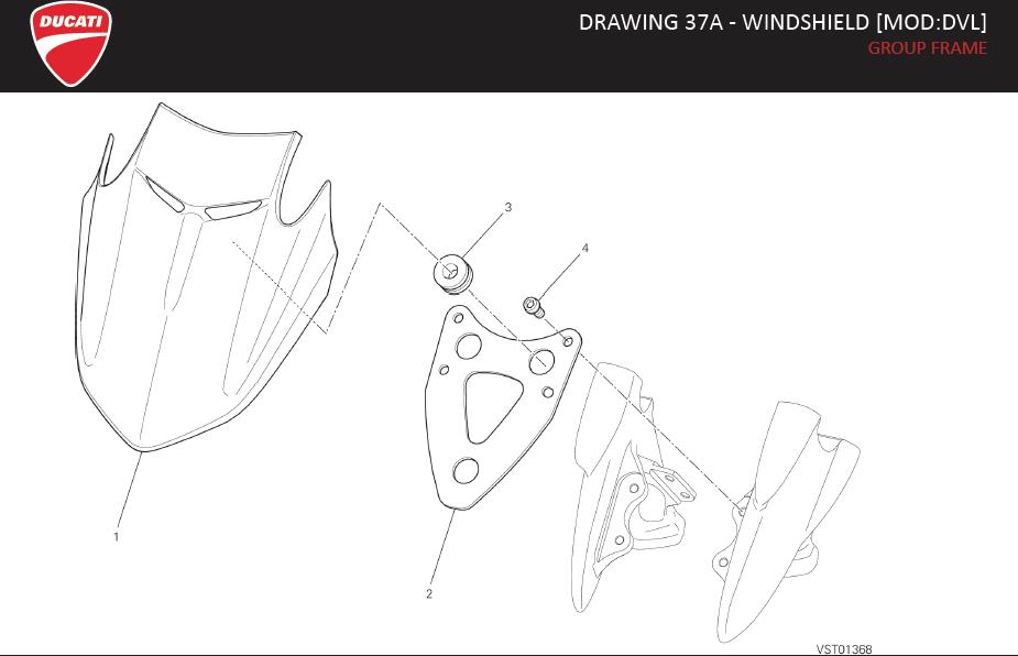 2DRAWING 37A - WINDSHIELD [MOD:DVL]; GROUP FRAMEhttps://images.simplepart.com/images/parts/ducati/fullsize/DIAVEL_MY16_USA_EN144.jpg