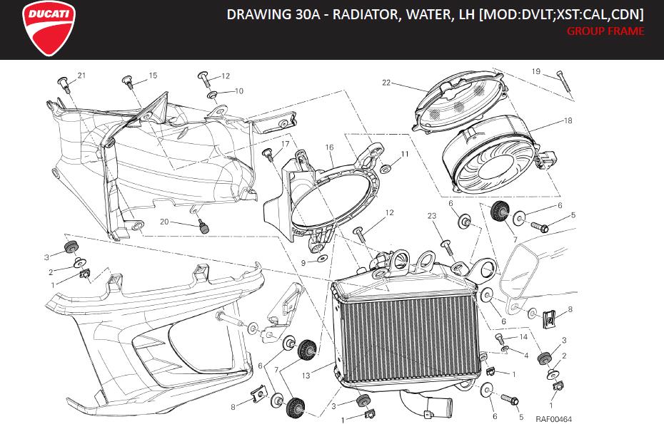 22DRAWING 30A - RADIATOR, WATER, LH [MOD:DVLT;XST:CAL,CDN]; GROUP FRAMEhttps://images.simplepart.com/images/parts/ducati/fullsize/DIAVEL_STRADA_MY13_USA_EN_2013124.jpg