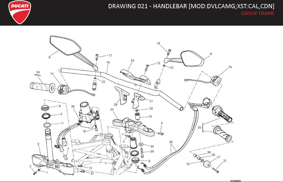 8DRAWING 021 - HANDLEBAR [MOD:DVLCAMG;XST:CAL,CDN]; GROUP FRAMEhttps://images.simplepart.com/images/parts/ducati/fullsize/DVL_AMG_MY13_USA_EN078.jpg