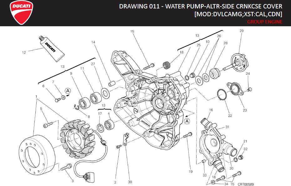 31DRAWING 011 - WATER PUMP-ALTR-SIDE CRNKCSE COVER; GROUP ENGINEhttps://images.simplepart.com/images/parts/ducati/fullsize/DVL_AMG_MY13_USA_EN_2013038.jpg