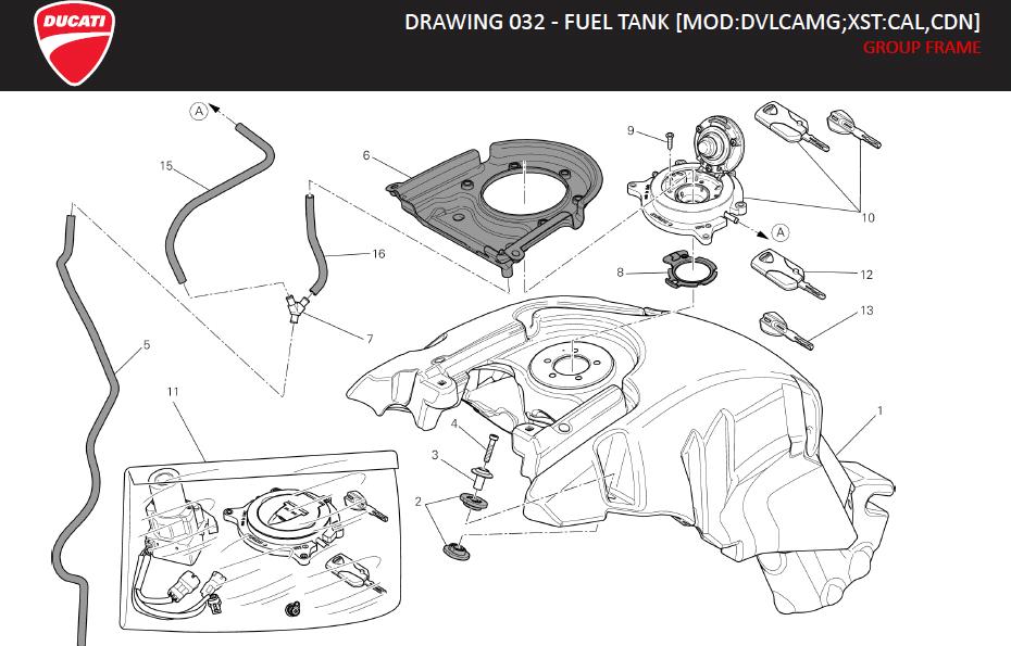 8DRAWING 032 - FUEL TANK [MOD:DVLCAMG;XST:CAL,CDN]; GROUP FRAMEhttps://images.simplepart.com/images/parts/ducati/fullsize/DVL_AMG_MY13_USA_EN_2013104.jpg